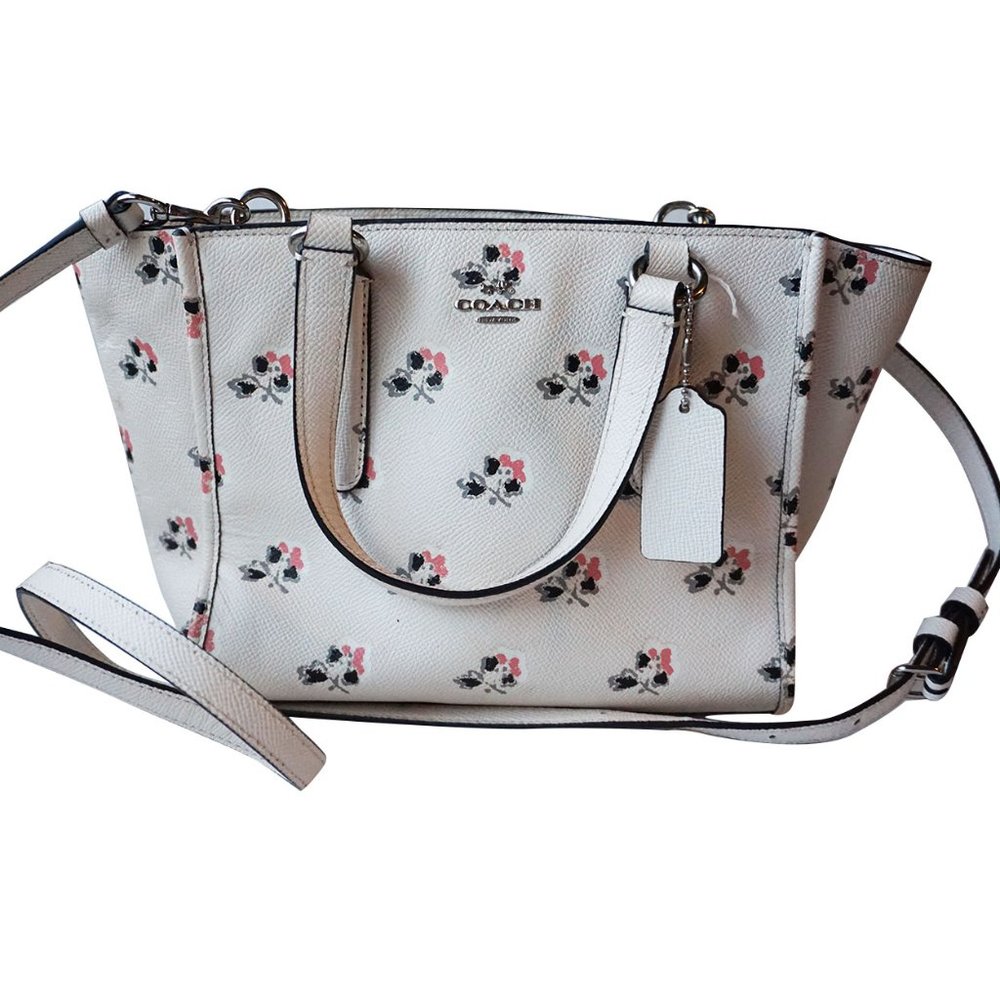 Coach Leather handbag white